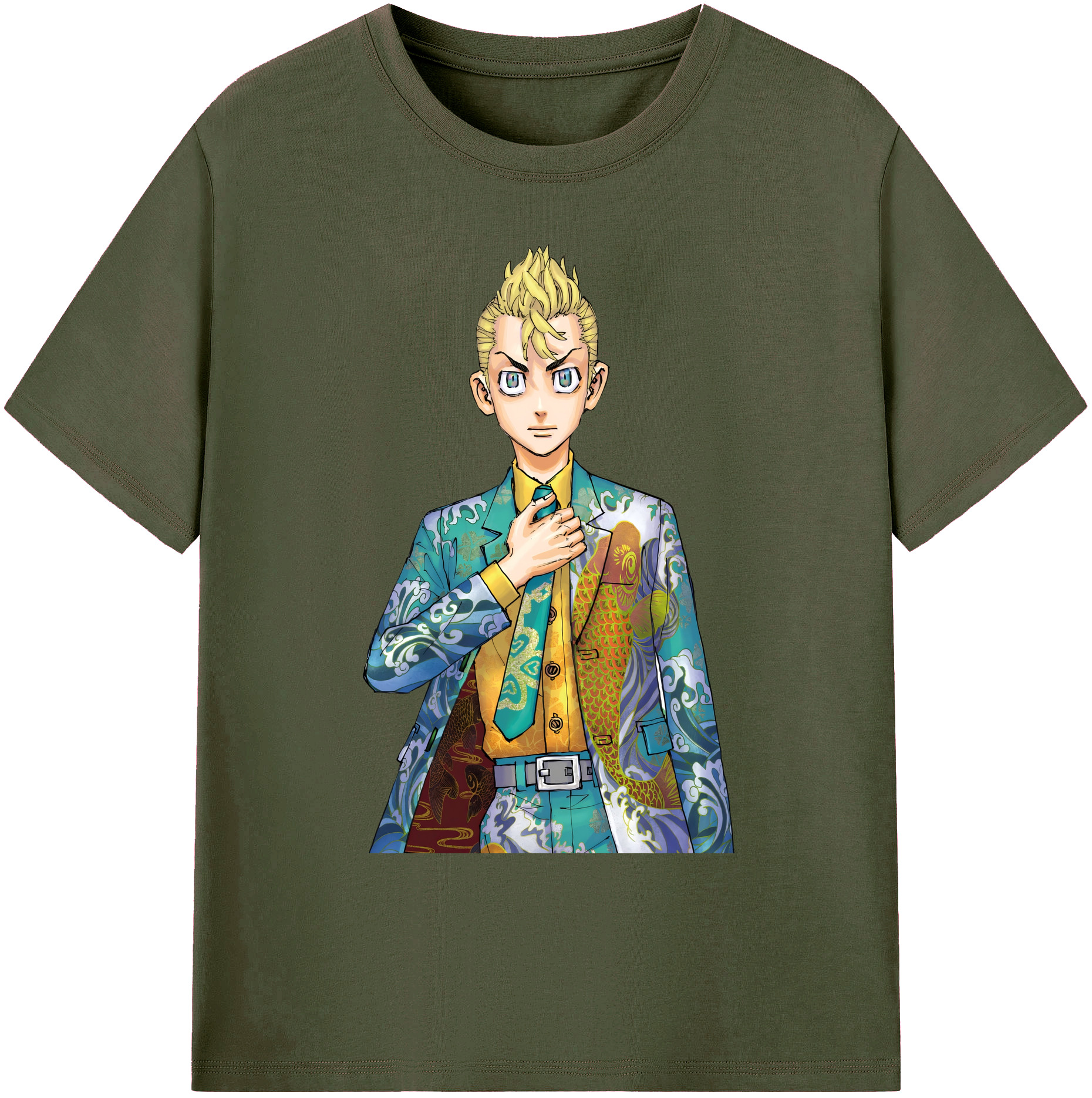 （画像用） 東京リベンジャーズ Tokyo Revengers 綿100％ メンズ半袖Tシャツ｜肌触りやわらか＆通気性